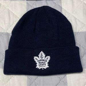 Navy Blue Toronto Maple Leafs Winter Beanie (Youth)